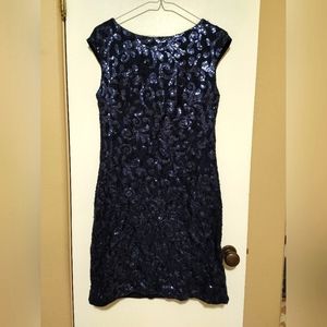 Ralph Lauren Green Label Sequined Lace Dress
